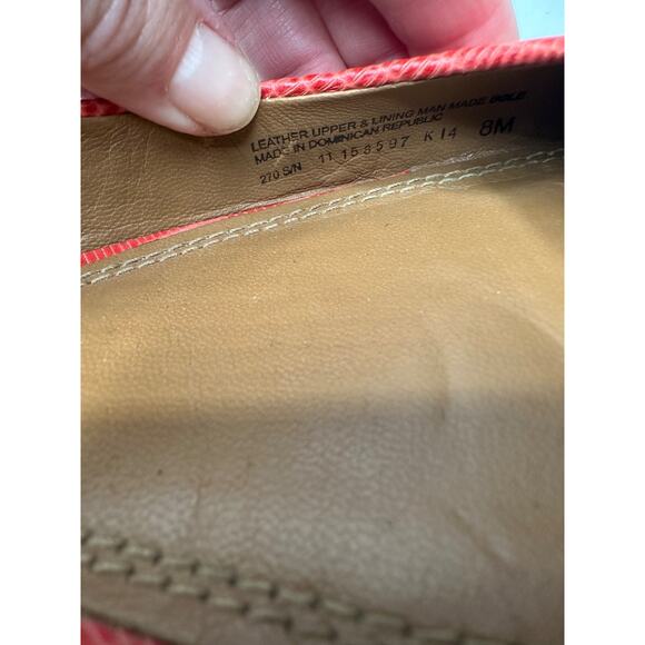 Tory Burch 11158597 Mellon Mini Miller Matte Micro Tejus Print Flats - Size 8M - Picture 5 of 5